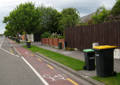 ニュージーランドのゴミ箱