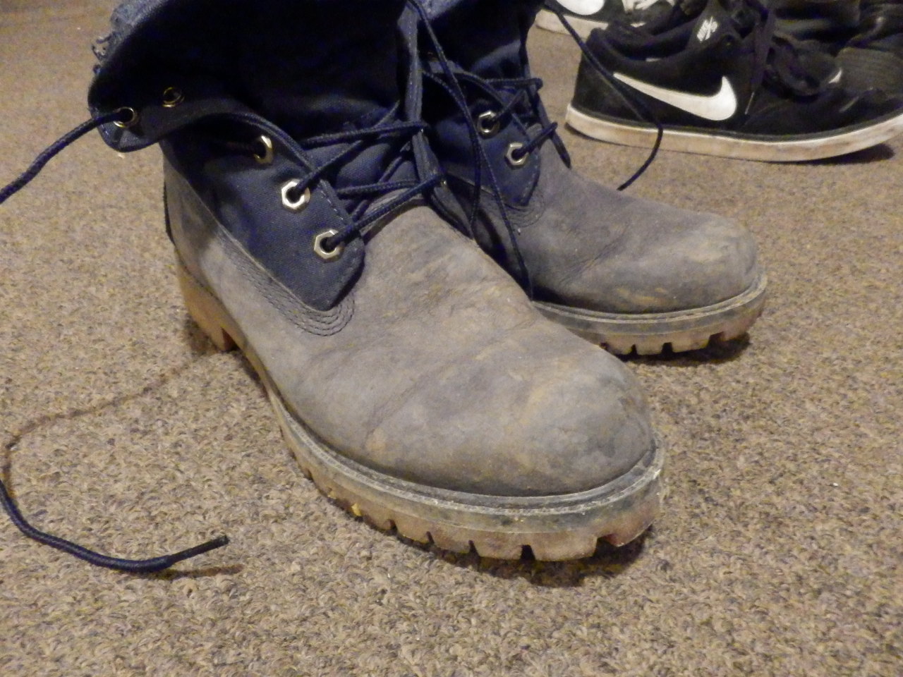 私のスエード靴