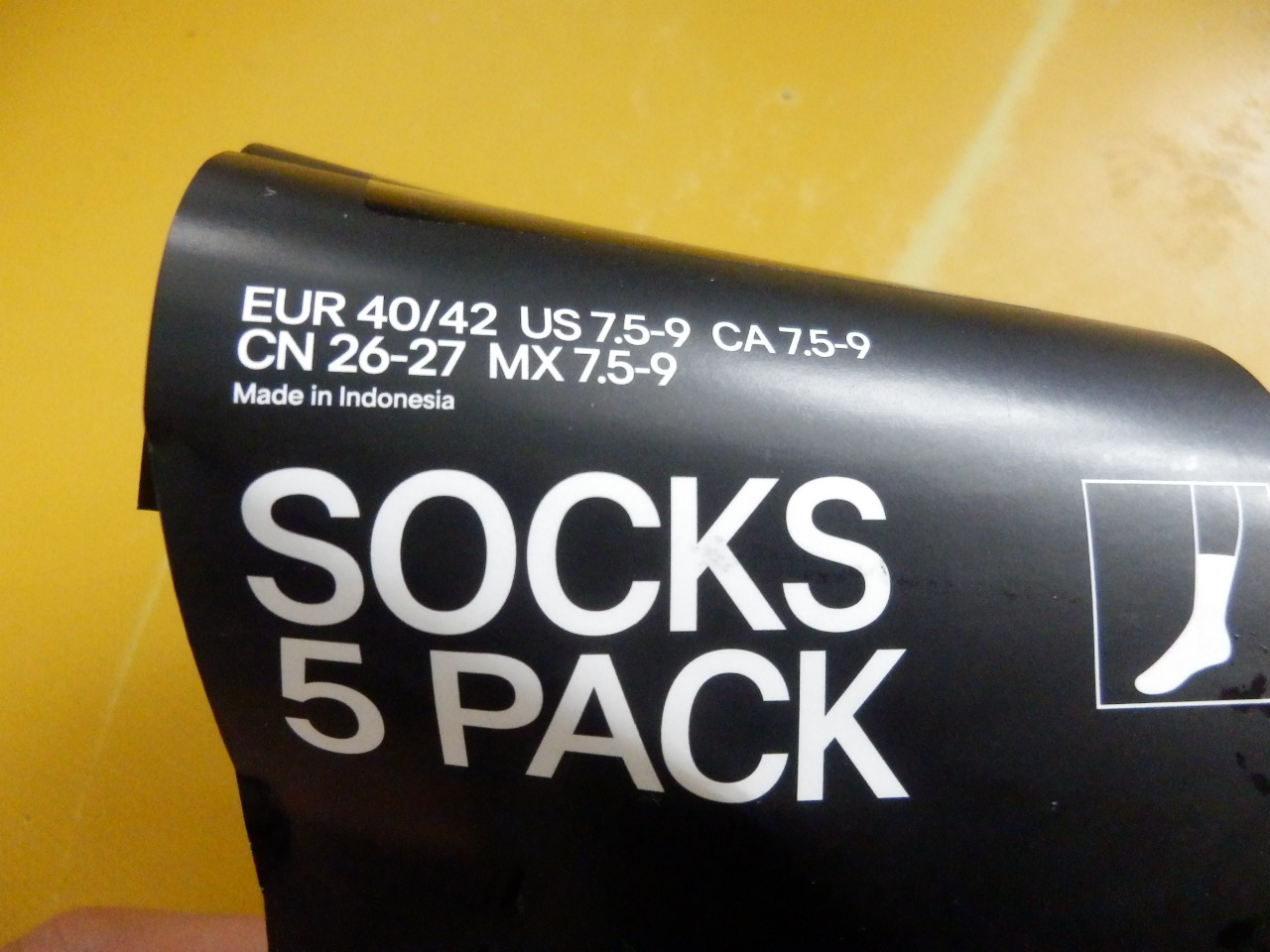 H&M-靴下購入写真