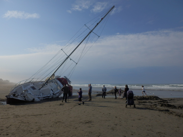 ニューブライトン-座礁船