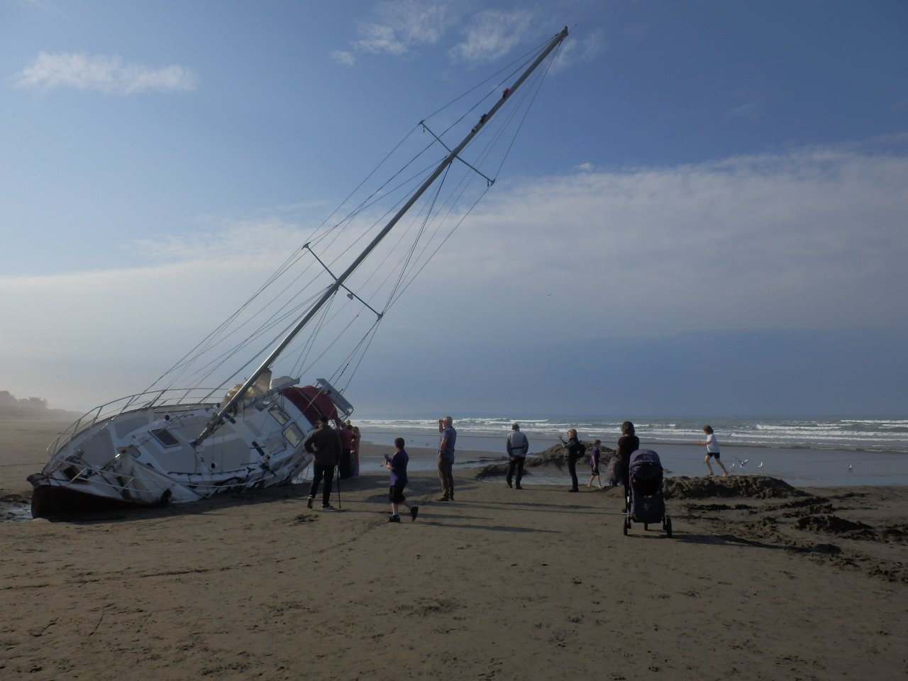 ニューブライトン-座礁船
